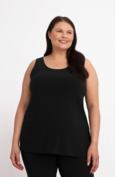 Sympli Black Go To Relax Tank