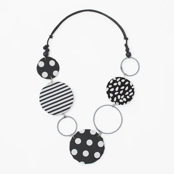 Black & White Teigen Statement Necklace