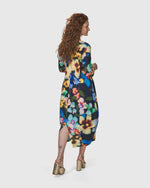 Alembika Forget-Me-Not Cocoon Dress in Garden