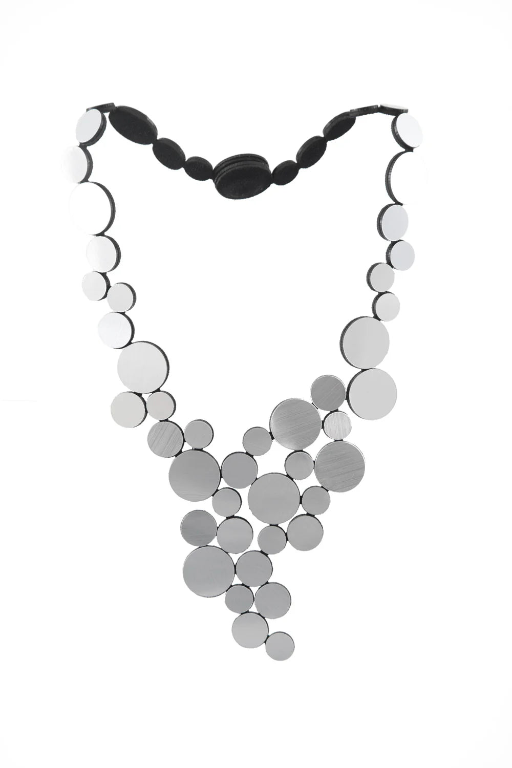 Iskin Sisters Abstraction Necklace in Silver