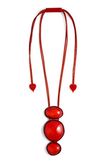 Zsiska Prue Collection Persephone Necklace 3 Beads