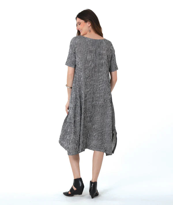 spring striped dress black Niche Florence Dress in Black Ridge Stripe XL