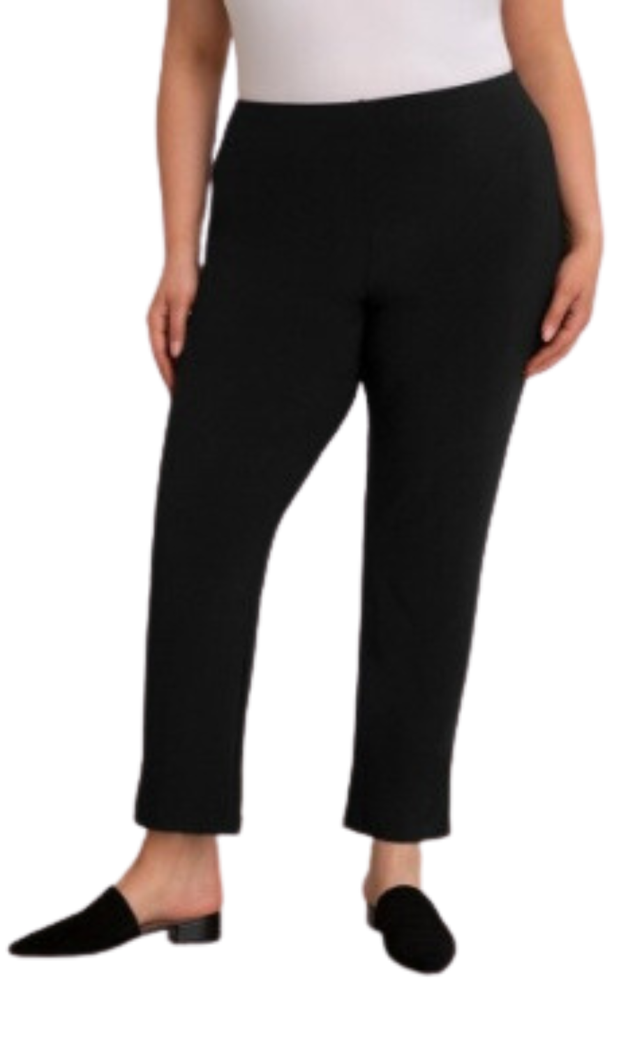 Sympli Narrow Midi Pant in Black