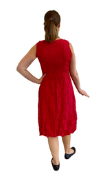 Alquema Smash Pocket Dress in Raspberry