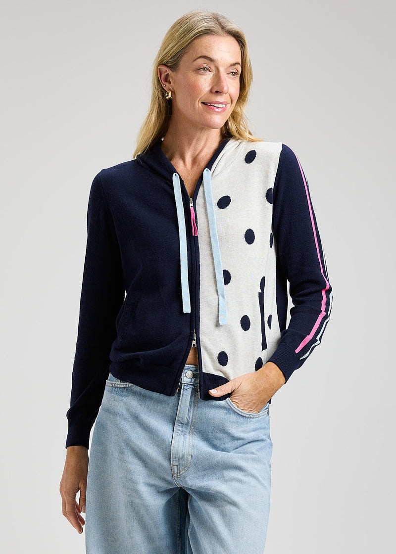 Zaket & Plover Dotted Hoodie