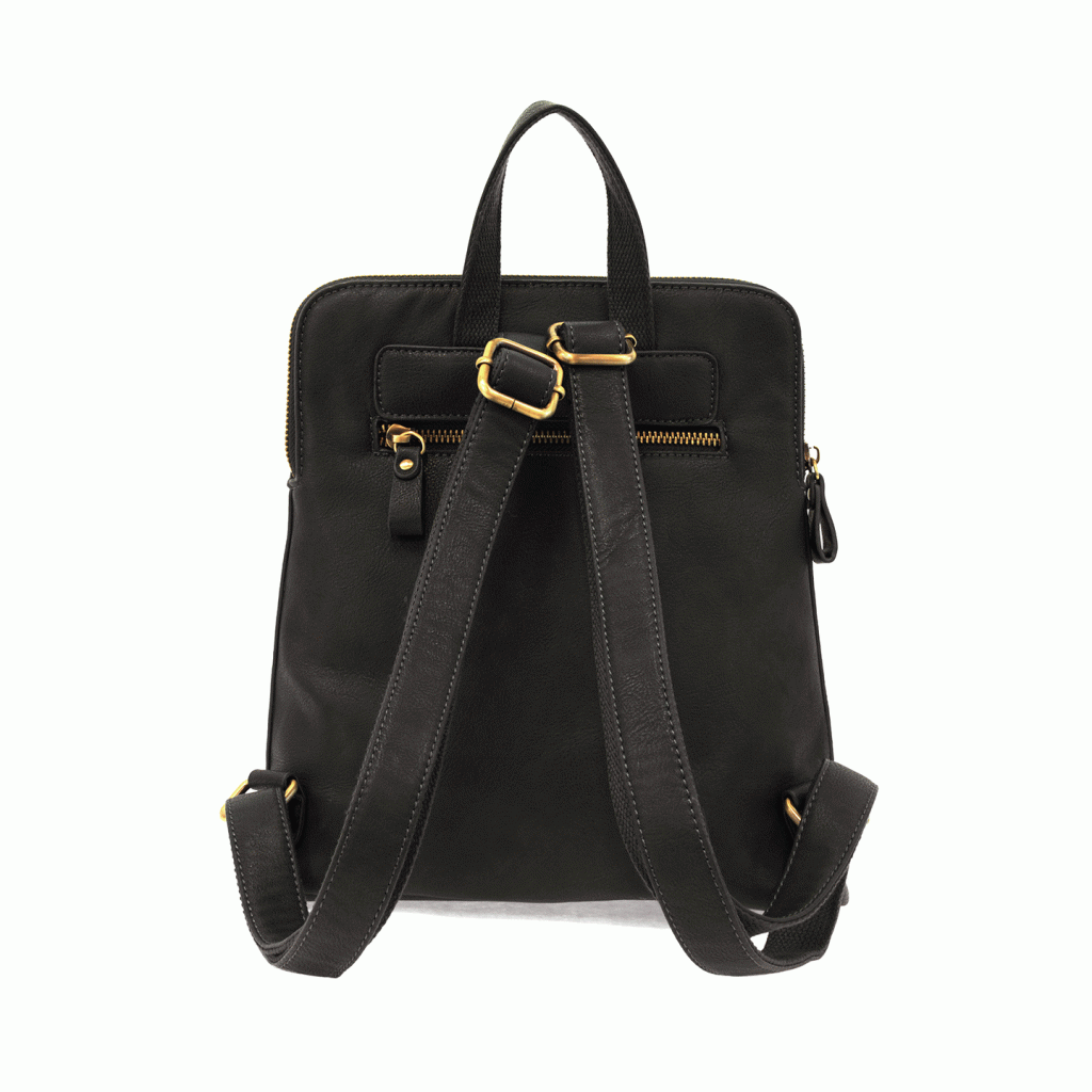 Joy Accessories Julia Mini Backpack in Black