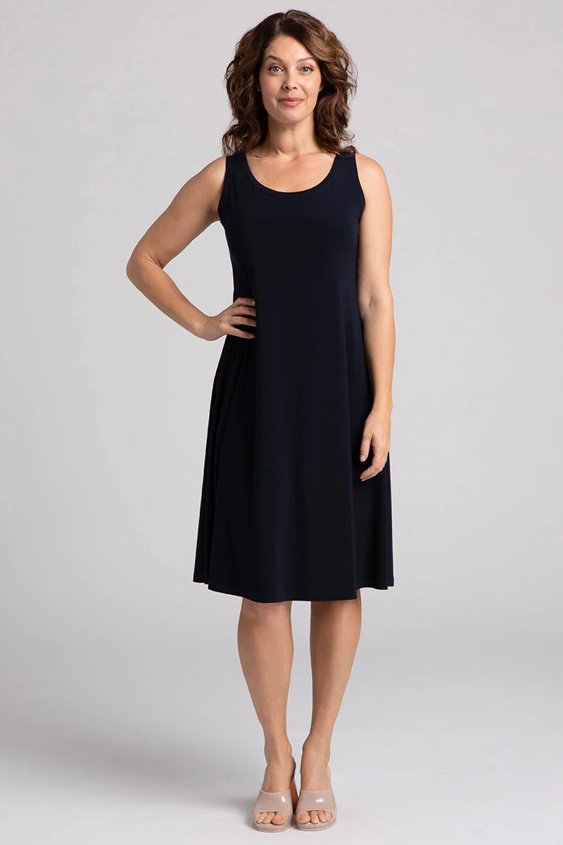 Sympli Nu Tank Dress in Navy 10 Sympli Nu Tank Dress in Navy 10