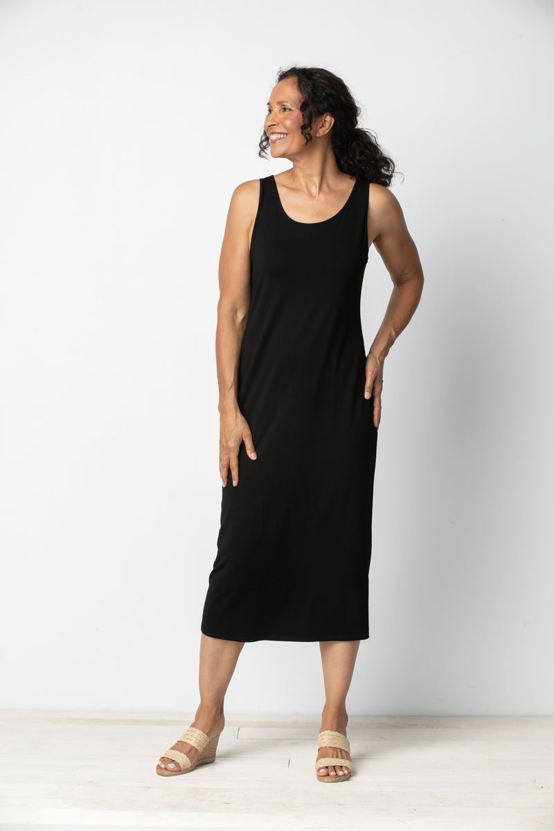 Habitat Long Everything Dress in Black L Habitat Long Everything Dress in Black L