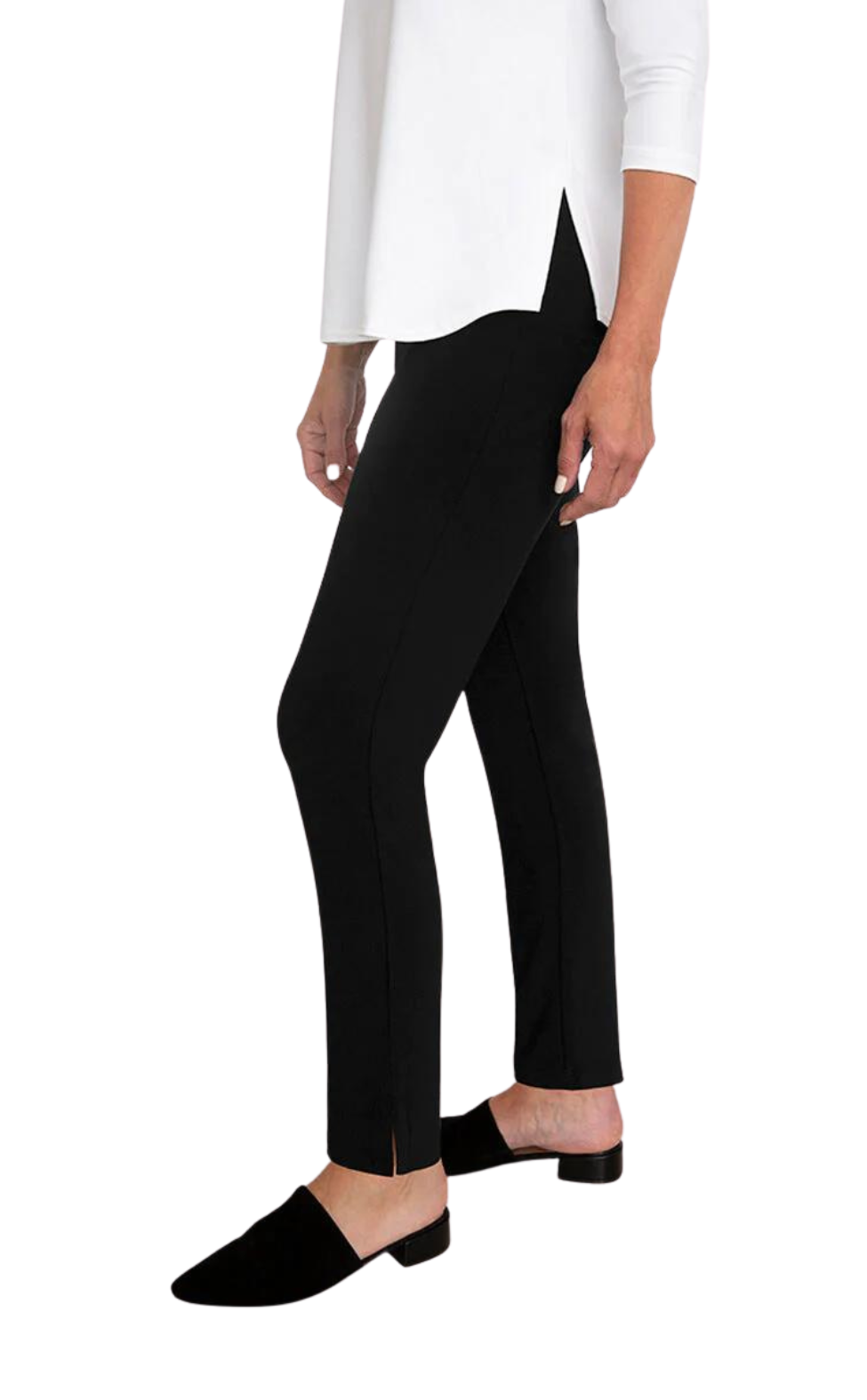 Sympli Narrow Pant Long in Black