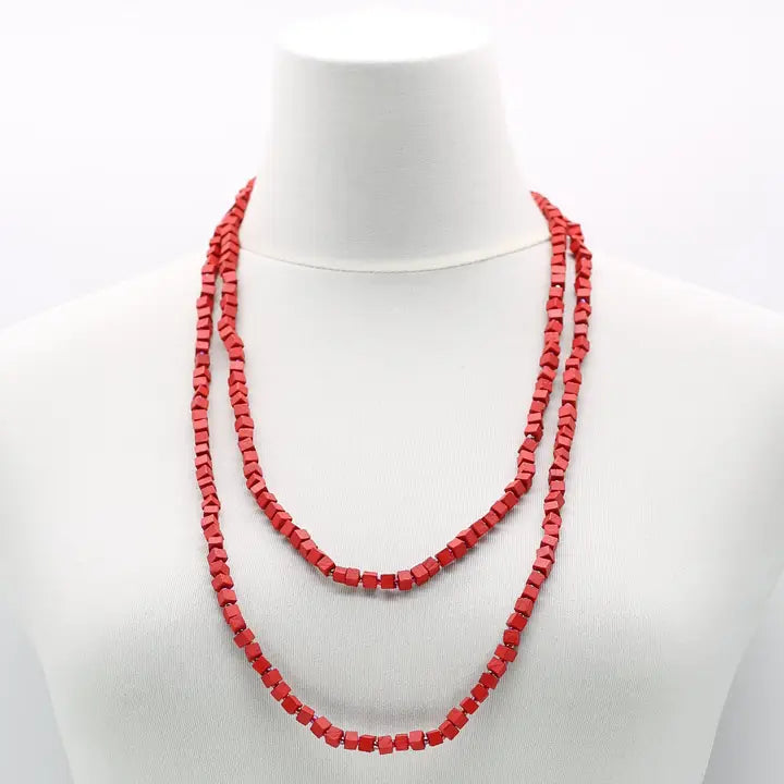 Jianhui London Pashmina Necklace in Red