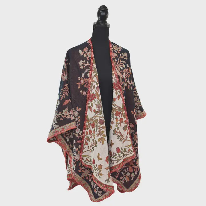 CANTERBURY REVERSIBLE TREE OF LIFE KIMONO - Harper Greer