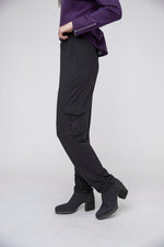 Olivia by Habitat Ruched Cargo Pant in Black