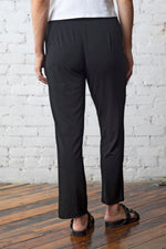 Olivia by Habitat Foundation Knits Slim Split Leg Pant in Black