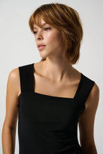 Joseph Ribkoff Square Neck Camisole in Black