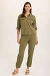 XCVI Squire Pant in Kombu Pigment