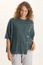 XCVI Osiris Poncho in Blue Oasis
