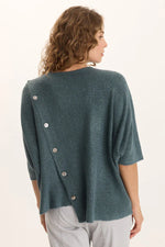 XCVI Osiris Poncho in Blue Oasis