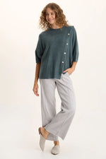 XCVI Osiris Poncho in Blue Oasis