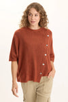 XCVI Osiris Poncho in Sprightly Poppy