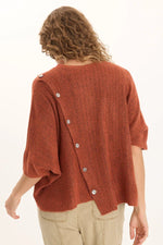 XCVI Osiris Poncho in Sprightly Poppy