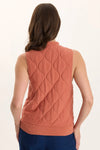 XCVI Aeric Quilted Vest in Papaver