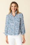 Habitat Perfect Travel Dot Shaped Shirt in Navy