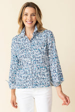 Habitat Perfect Travel Dot Shaped Shirt in Navy