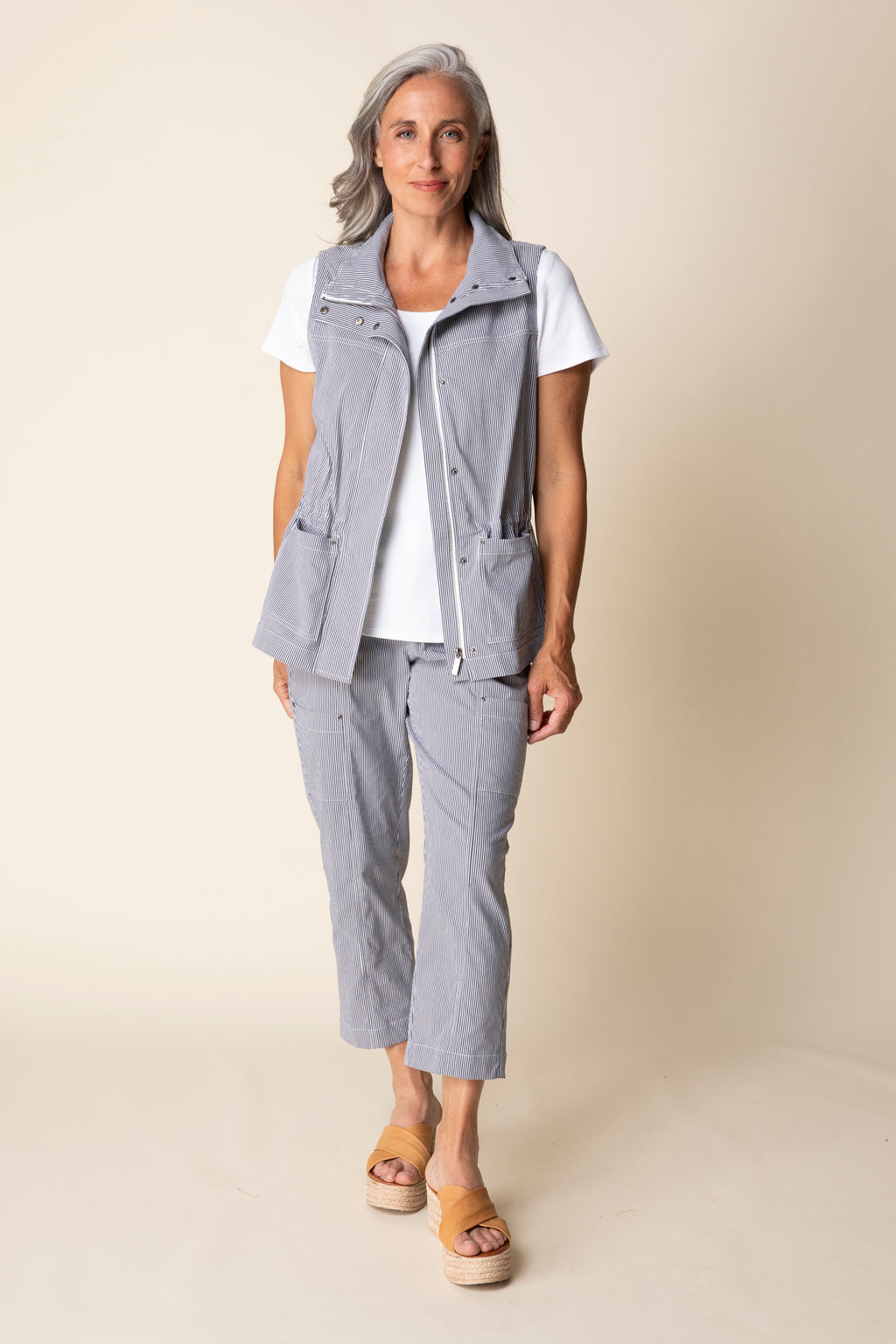 Habitat Cool Tech Layering Vest in Navy - Harper Greer