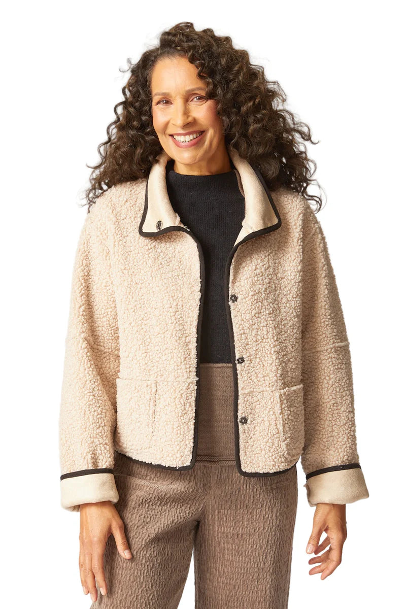 Habitat Kiki Sherpa Jacket in Dove