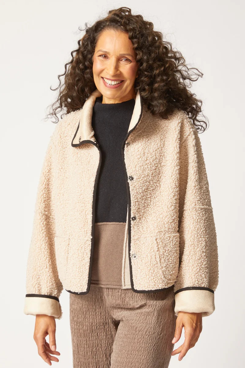 Habitat Kiki Sherpa Jacket in Dove