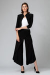 Joseph Ribkoff Classic Overlay Pant in Black