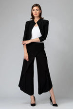 Joseph Ribkoff Classic Overlay Pant in Black