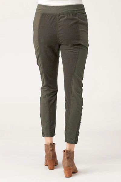 XCVI Malanda Pant in Olive Corduroy