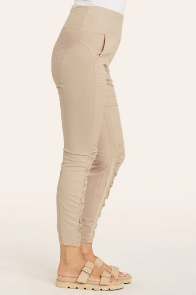 XCVI Penny Legging in Sand - Harper Greer