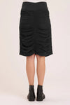 XCVI Cord Trace Midi Skirt in Black
