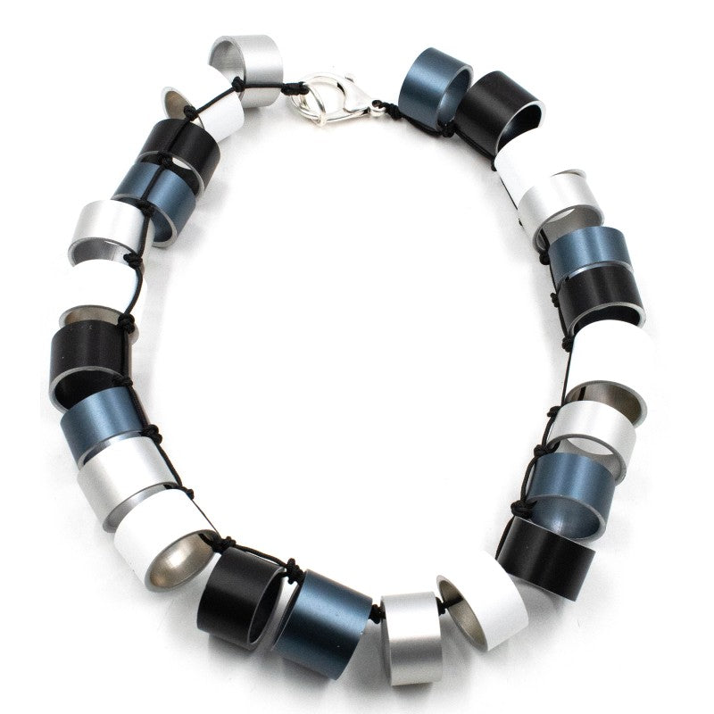 Christina Brampti Aluminum Necklace in Black