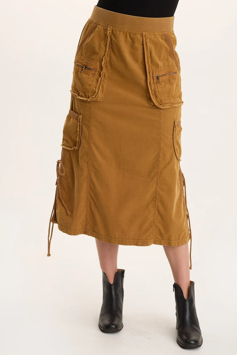 XCVI Sisu Skirt in Goldenrod Pigment