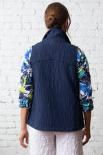 Olivia by Habitat Kaleidoscope Quilt Vest in Dusk