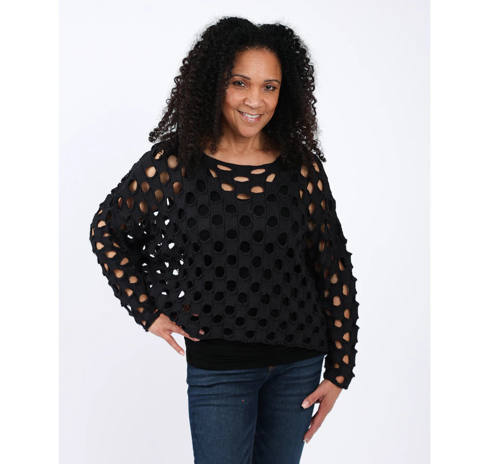 Shannon Passero Lula Pullover in Black