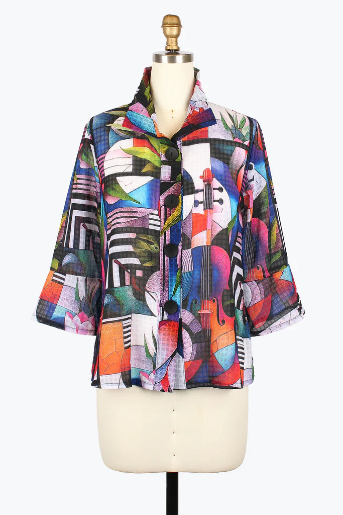 Damee Summer Night Collage Jacket