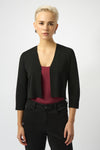 Joseph Ribkoff Cropped Jacket in Black