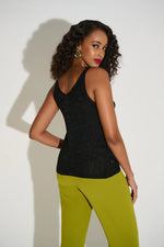 Joseph Ribkoff Sequin Camisole in Black