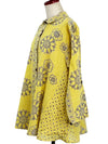 Mona Lisa Pintuck Jacket in Mustard