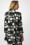 Joseph Ribkoff Printed Plaid A-Line Jacket