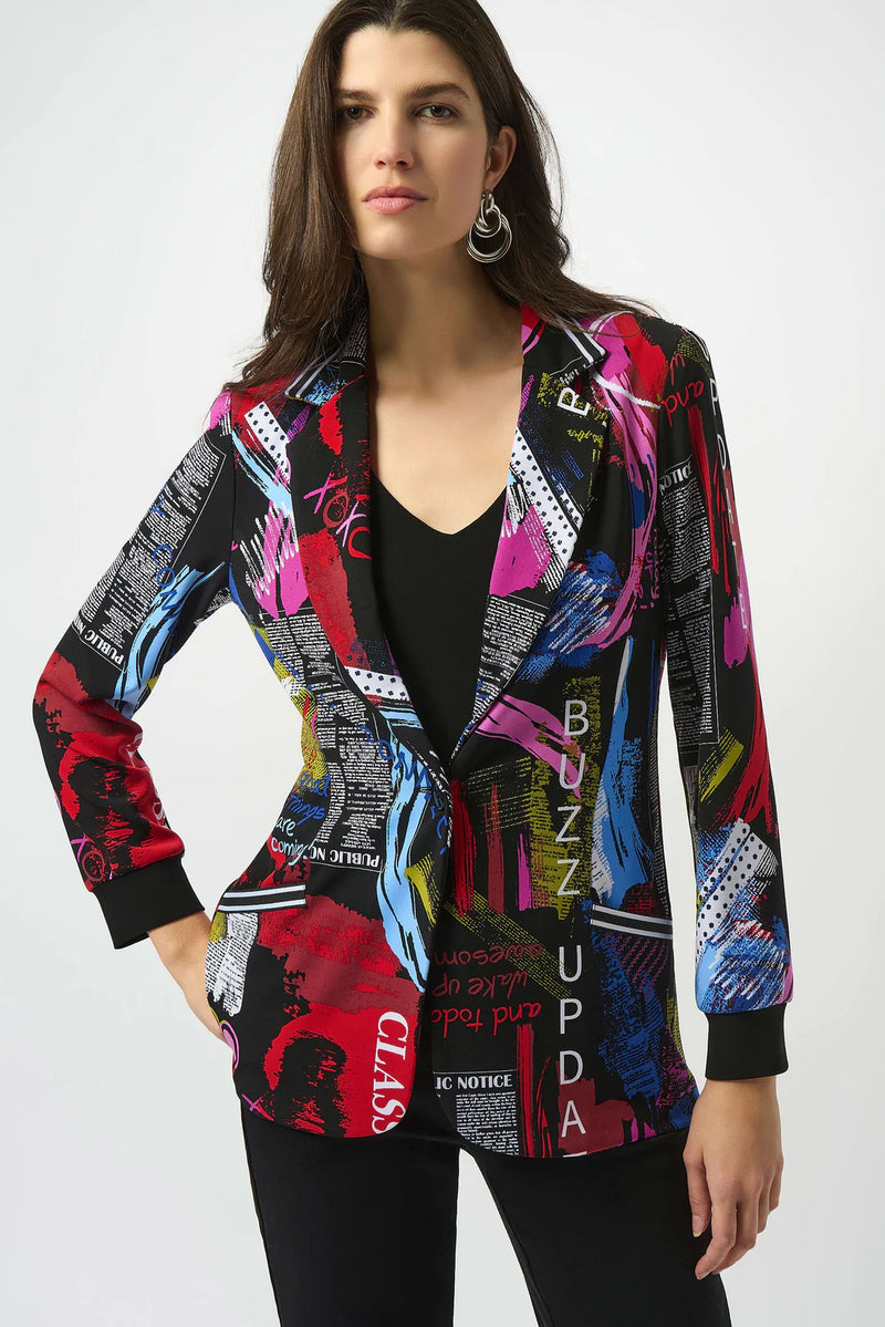 Joseph Ribkoff Words Blazer
