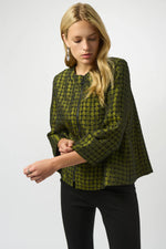Joseph Ribkoff Jacquard Swing Jacket