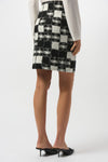 Joseph Ribkoff Checkered Pencil Mini Skirt