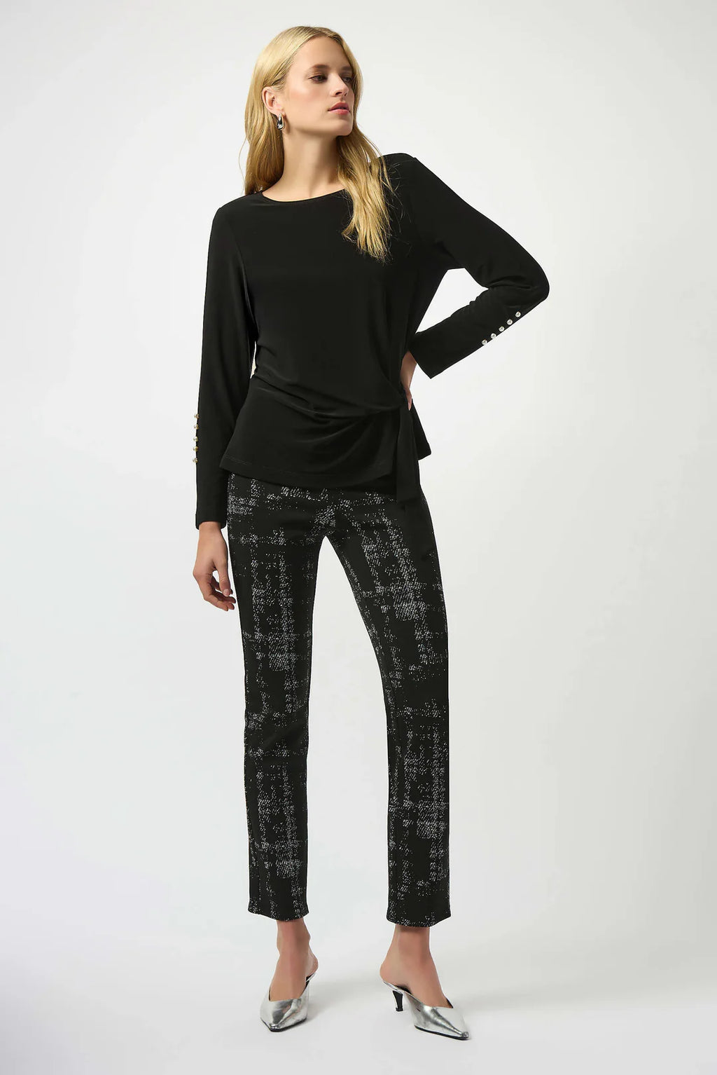Joseph Ribkoff Jacquard Pant