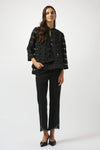 Joseph Ribkoff Checkered Swing Jacket