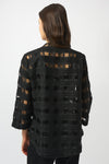 Joseph Ribkoff Checkered Swing Jacket